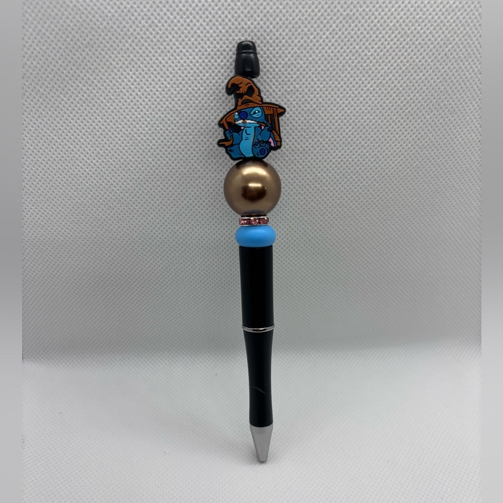 Handmade focal bead pen - Character theme Stitch Harry Potter Disney Sorting hat